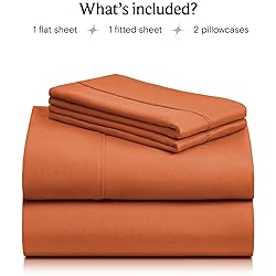 LuxClub 4 PC Queen Sheet Set, Queen Size, Deep