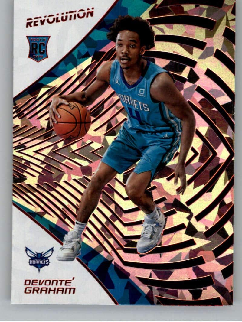 2018-19 Revolution Chinese New Year Red Parallel #140 Devonte' Graham Charlotte Hornets Rookie Panini NBA Basketball Card