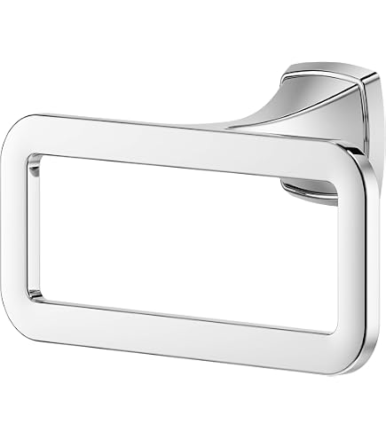 PFISTER Bronson Toilettenpapierhalter – Gebürsteter Nickel, Verdeckte Montage, Schwenkbar