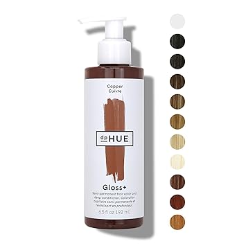 Amazon Com Dphue Gloss Copper 6 5 Oz Color Boosting Semi Permanent Hair Dye Deep Conditioner Enhance Deepen Natural Or Color Treated Hair Gluten Free Vegan Beauty