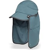 Sunday Afternoons Sun Guide Cap UPF 50+ Sun Cap | Convertible Ventilation, Clamshell Brim, removable neck cape, Stretch Comfort sizing, moisture-wicking sweatband