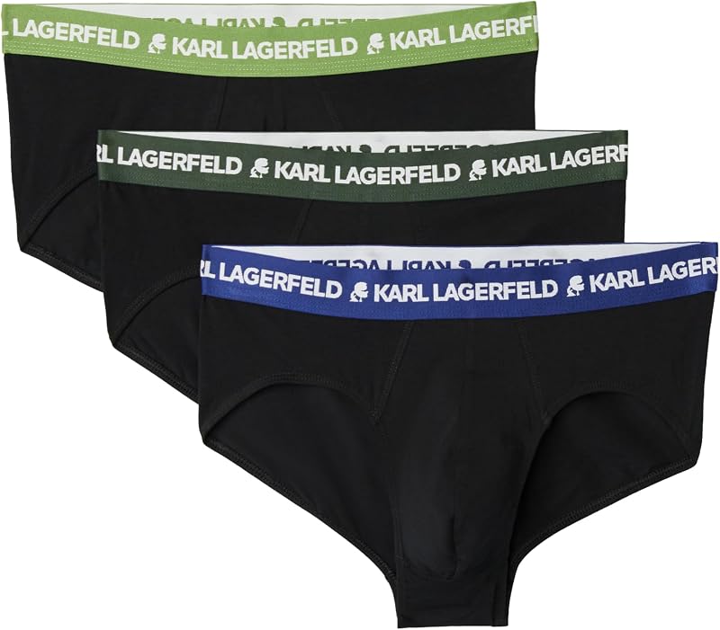 Herren Logo Brief Colorband (3 Pack) Wald/Dill/Mittelalter M