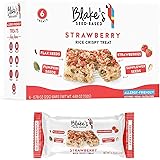 Blake’s Seed Based Rice Crispy Treats – Strawberry (6 Count), Nut Free, Gluten Free, Dairy Free & Vegan, Healthy Snacks for K