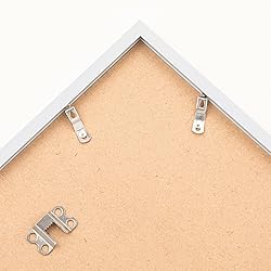eletecpro 12.5x12.5 Record Frame, Silver, Sturdy