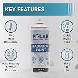 Polar Radiator Spray Paint 400ml Anthracite 3-in-1 Primer Under-Topcoat view 2