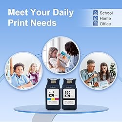 260XL 261XL Ink Cartridges Replacement for Canon