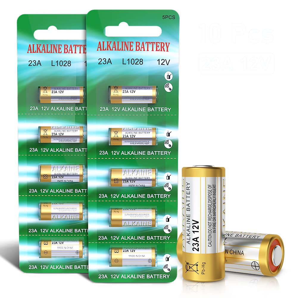 Beidongli 23A 12V Alkaline Batteries A23S MN21/23 L1028 A23 12V Battery (10 Pack)