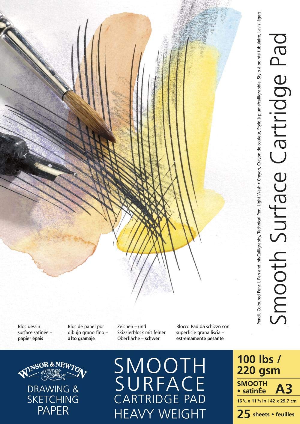 6689635 W and N - A5 220 gsm Smooth Surface Cartridge Gummed