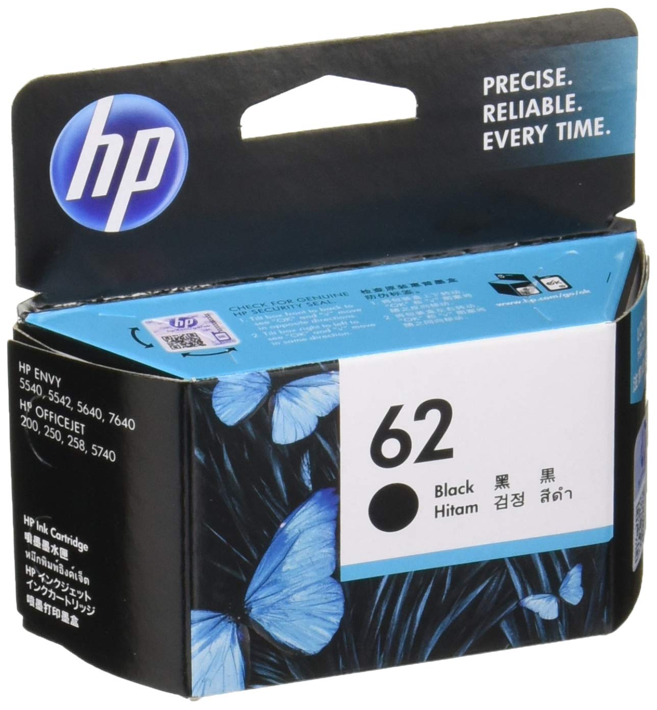 HP HP62 純正 インクカートリッジ黒の商品画像