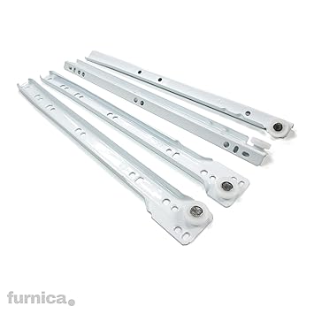 Furnica Roller Drawer Runners Slides 300mm Amazon Co Uk Diy