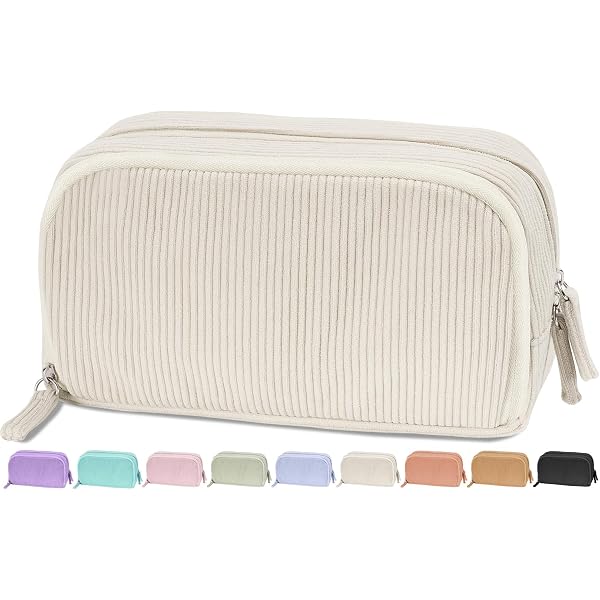 Preppy Pencil Case For School Supplies, Colourful Big Capacity Pencil Case For School Supplies, Initial Pouch With Zipper, Cute Pencil Bag