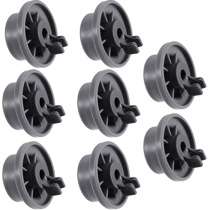 UpStart Components 2-Pack Lower Dishwasher Wheel W10195416 For Whirlpool WDT920SADH0 - Replacement Roller Kit