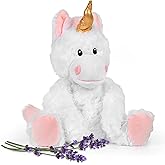 Magical White Unicorn - Microwavable & Weighted Plush Stuffed Animal - Heated Plushie for Warmth - Cute, Soft, Cozy Toy for Adults & Children (Boys, Girls, & Toddlers) by Warm Pals