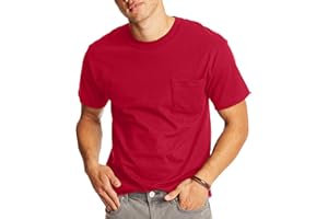 Hanes Men's Short-Sleeve Beefy-T with Pocket