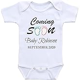 Daiichiban Designs Custom Pregnancy Announcement Grandparents Coming Soon Personalized baby reveal gifts