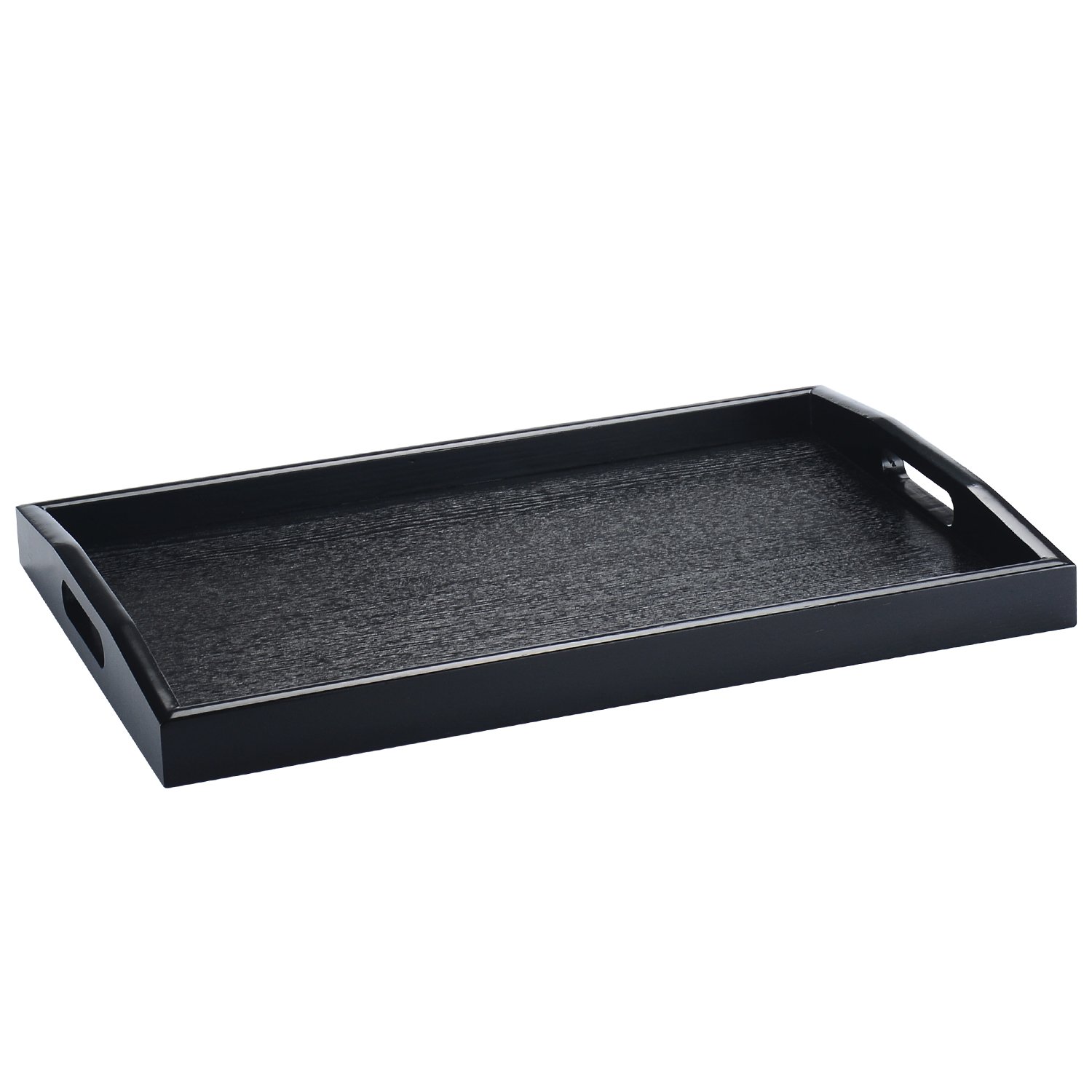 JPCRAFT Rectangle Wooden Serving Tray, Black, 15.75 by 11Inch 692624798281 eBay