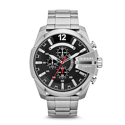 Diesel Chronograph Black Dial Mens Watch - Dz4308