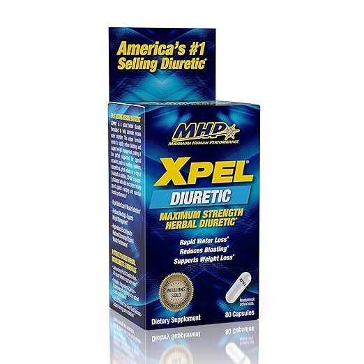 MHP Xpel Maximum Strength Diuretic, Capsules , 80 capsules