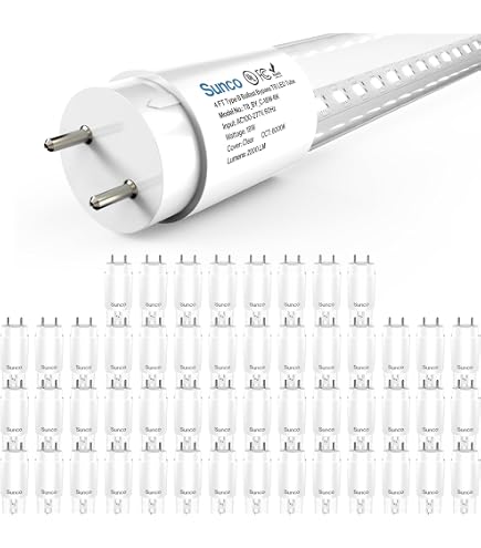 48 Inch LED Tube Light Bulb – 22W T8 G13, 4ft Fluorescent Replacement (Natural White) – 10 Or 100 Pack