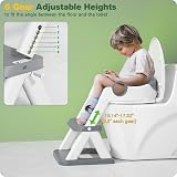 RABB 1ST 2in1 Potty Training Seat with Step Stool Grey view 4