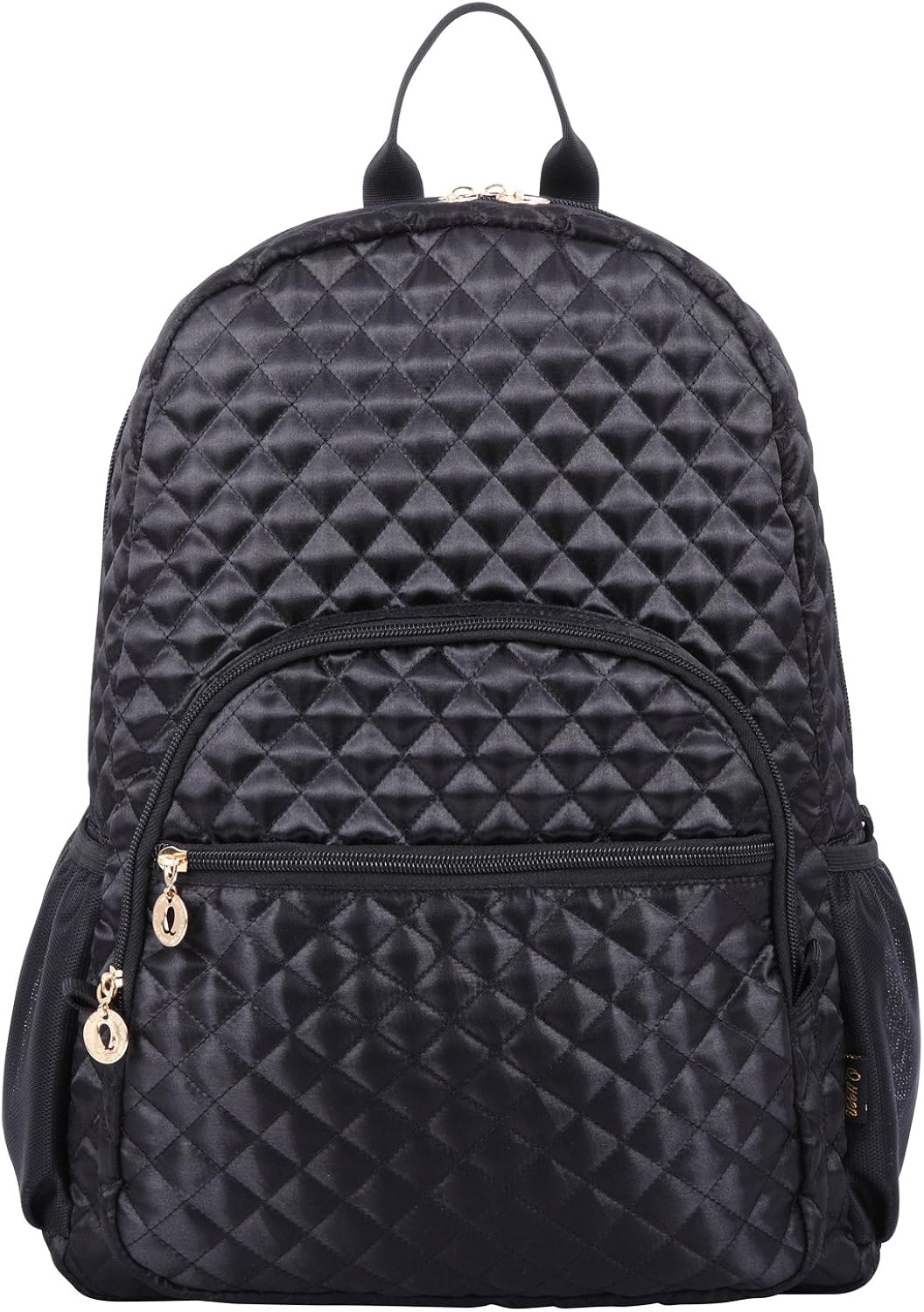 Quilted Laptop Backpack 15" Laptop Bookbag Deluxe Quilted