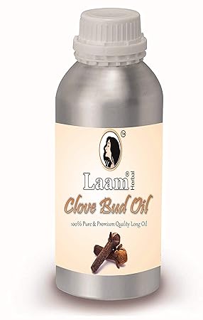 Laam Natural, Pure & Premium Quality Essential Oil-Hair, Skin, Face, Health, Relaxing Sleep & Aroma Diffuser (Clove Bud, 25 ml)