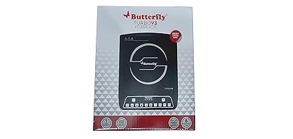 Buy Butterfly Turbo V3 Power Hob Induction Cooktop Black 1800