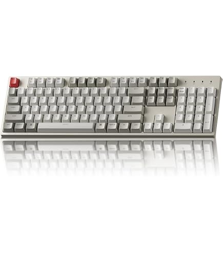 Amazon.com: Mistel Sleeker MD870 Mechanical Keyboard with Chrerry
