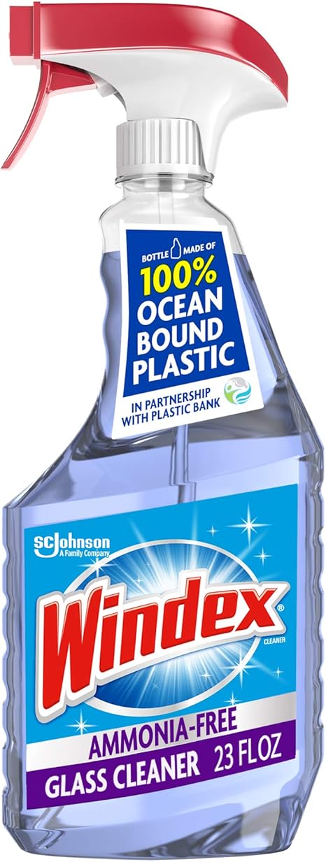 Amazon Com Windex Powerized Glass Cleaner With Ammonia D 32 Oz Trigger Spray Bottle Pack Of 3 Health Personal Care