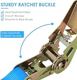 TLGREEN 10 Pack Ratchet Tie Down Straps 6m Endless 800 kg Capacity view 3