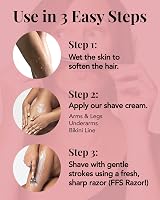 FFS Moisturise & Glide Shaving Cream for Women 150ml with Shea Butter view 7