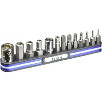 Titan 13-teiliges Sicherheits-Bit-Set – Sternform (TR), Mit Haltern & Magnetschiene