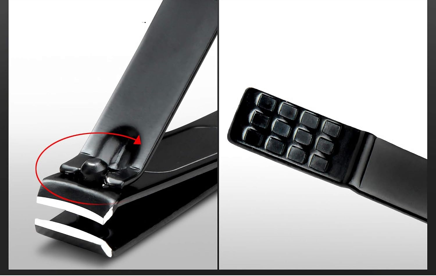 Manicure Set High Precisio Stainless Steel Nail Cutter Pedicure Kit Nail File Sharp Nail Scissors and Clipper Pedicure Kit Fingernails & Toenails with with Black Leather Travel Portable stylish case : Beauty