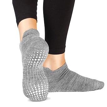 LA Active Yoga Socken - Yoga Pilates Stange Barre Grip Abs Noppen Rutschfeste - Ballet
