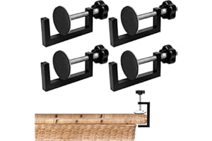 HZCGJMY 4 Pcs Adjustable Patio Furniture Clips Outdoor Furniture Clips for Wicker Sectional Black Sofa Rattan Furniture Clamps Couch Connectors for Keeping Furniture Together