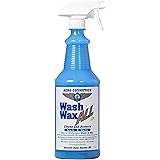 Aero Cosmetics Wet or Waterless Car Wash Wax 32 oz. Aircraft Quality Wash Wax for Your Car RV & Boat. Guaranteed Best Waterle