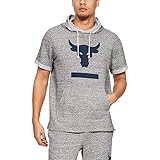 under armour men's project rock respect graphic short sleeve hoodie