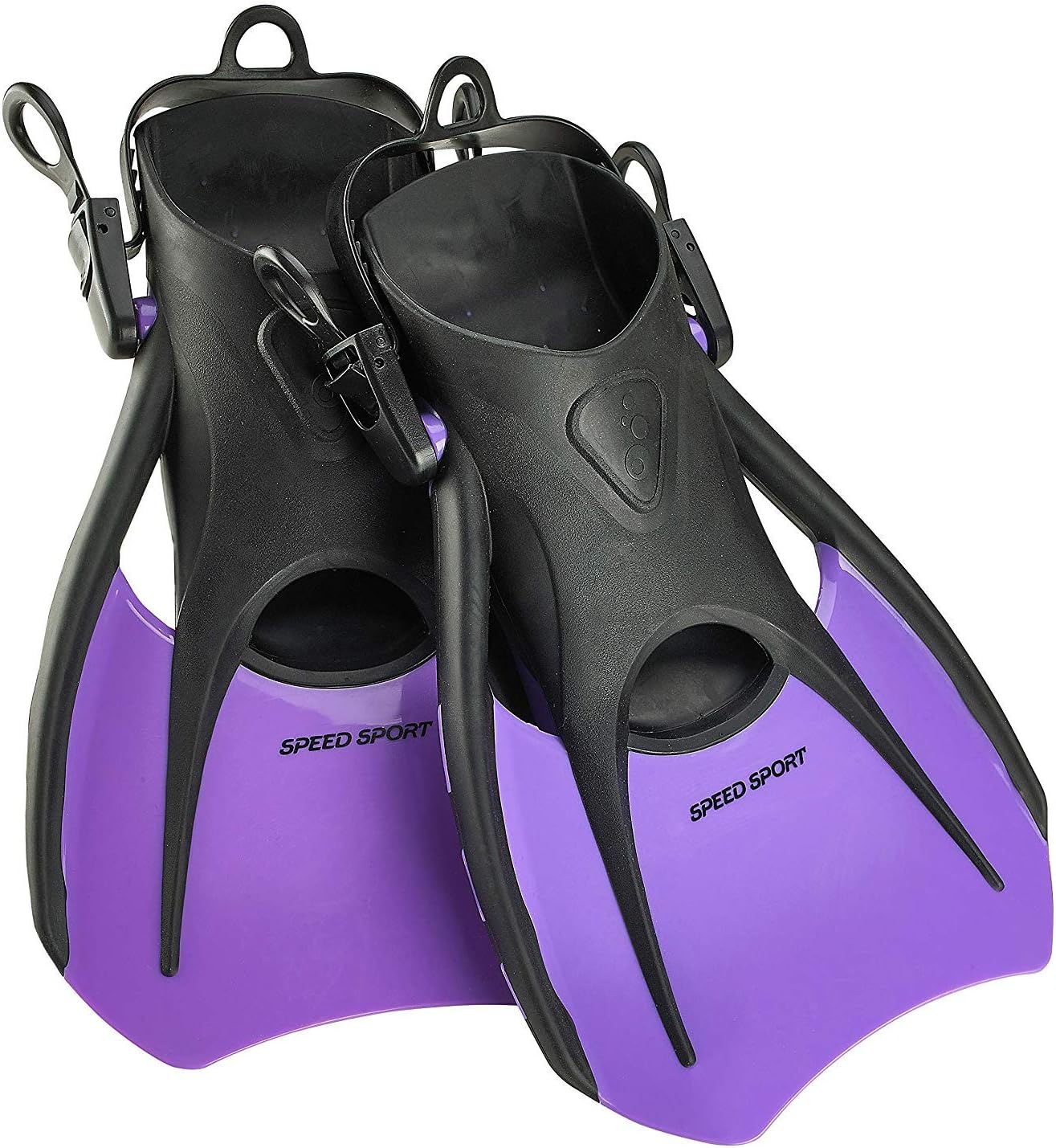 Phantom Aquatics Snorkel Fins, Swim Fins Travel Size Short Adjustable for Snorkeling Diving Adult Men Women Kids Open Heel Swimming Flippers + Net Carry Bag… : Sports & Outdoors