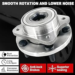 Pair 513123 Front Wheel Bearing Hub Assembly