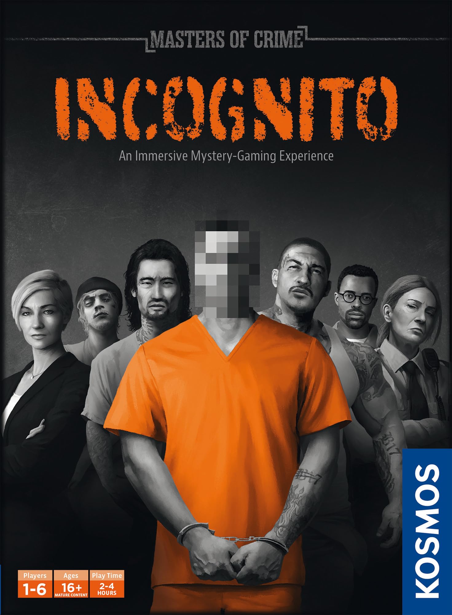 Thames & Kosmos Masters of Crime: Incognito Card Game | Solve Chilling Mysteries | Cooperative Detective Thriller for Adults & Teens | 1–6 Player | Age 16+ | Spooky Game Night Essential