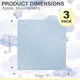 D.A.Y. Republic 3 Pack Microfiber Baby Face Wash Cloths 28x28cm Pink/White view 2
