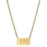 emBOLDen Xpression Angel Number Stainless Steel Pendant Necklace (555)