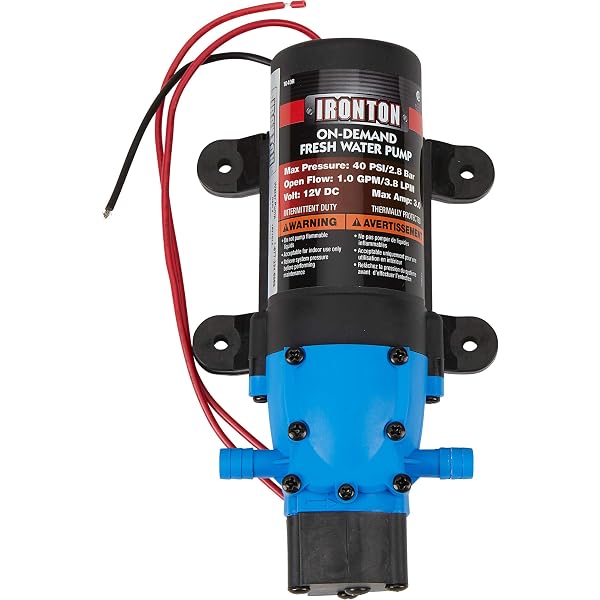 Ironton 12 Volt Potable Water Pump - 1.0 GPM - Amazon.com