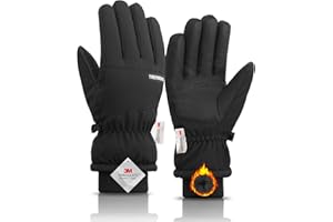 TRENDOUX 3M Ski Kids Winter Gloves 100% Waterproof, Windproof Snow Sports Gloves for Anti-Slip Snowboard, Boys Girls Outdoor