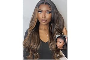 UNICE Bye Bye Knots Pre Everything Glueless Wig Balayage Brown 7x5 Lace Front Wigs Human Hair Body Wave Pre Plucked Pre Cut Bleached Knots Ready to Go Human Hair Wig 150% Density 18 inch
