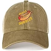 Noxmidl Women Men Embroiderers Glizzy Gobbler Black Baseball Cap dad mom hat Truck Funny Gift Visor