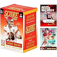 NEW 2021 Panini SCORE Football Cards FACTORY SEALED Blaster Box with 132 Cards - Look for Trevor Lawrence, Zach Wilson…