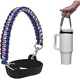 Wongeto Water Bottle Handle Strap - Compatible with Stanley Water Bottle - Paracord Handle for Stanley Cup Accessories