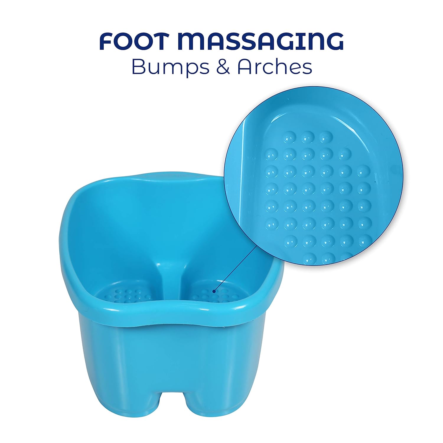 Milliard Extra Large Foot Soak Bath Tub Spa Basin Big Footbath Bucket & Soaker Bowl (FITS UP TO A MEN'S SIZE 12): Beauty