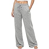 U.S. Polo Assn. Women's Wide Leg Sweatpants, Fleece-Backed Valentines Gifts for Her